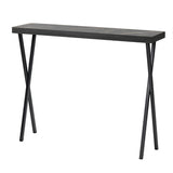 001DAT004 Console Table Dark Marble Effect