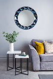 Nested Side Table White Marble Effect