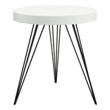 001SIB001 Round Table Gloss White Top