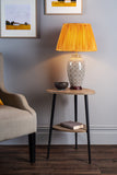 Side Table With Shelf Oak Style Effect