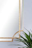 Rectangle Gold Detail Mirror 90 X 60Cm