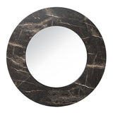 002JUV80 Dark Marble Mirror 80Cm