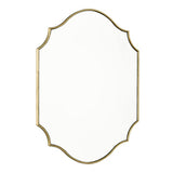 002RUG7050 Rectangle Mirror With Gold Detail 70 X 50Cm