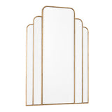 002SKO9060 Rectangle Mirror With Gold Detail 90 X 60Cm