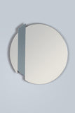 Silver And Smoked Mirror 50Cm