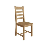Ladder Back Chair Wooden Seat