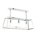 3 Light Pendant Stainless Steel