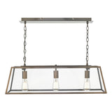 ACA0364 3 Light Bar Pendant Antique Copper