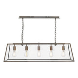 ACA0564 5 Light Bar Pendant Antique Copper