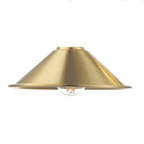 ACC861 Easy Fit Aged Brass Metal Shade 18Cm