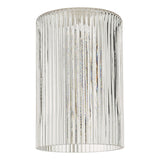 ACC869 Easy Fit Cylinder Ribbed Glass Shade