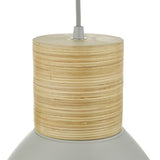 Pendant Grey & Wood