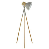 ADN4939 Floor Lamp Grey & Natural Wood