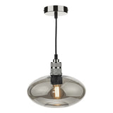 AID6510A Easy Fit Pendant Smoked Glass