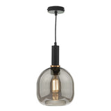 AID6510C Easy Fit Pendant Smoked Glass