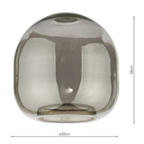 Easy Fit Pendant Smoked Glass