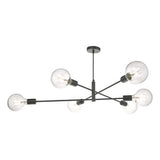 ALA0622 6 Light Pendant Black
