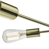 6 Light Pendant Polished Gold