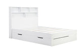 Small Double Storage Bed White