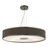 6 Light Single Pendant Antique Bronze Mushroom