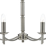 5 Light Dual Mount Pendant Satin Chrome
