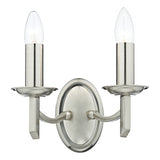 AMB0946 Double Wall Bracket Satin Chrome