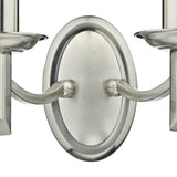Double Wall Bracket Satin Chrome