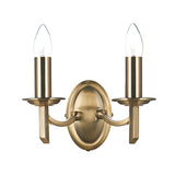 AMB0975 Double Wall Bracket Antique Brass