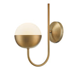 AND0742 Wall Light Aged Brass