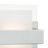Led Wall Light Polished Chrome & Glass