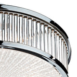 3 Light Glass Flush