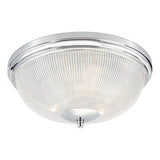 ARB5250 Bathroom 3 Light Flush Polished Chrome & Glass Ip44