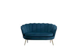 2 Seater Sofa Blue