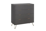 ARL4CCHA 4 Drawer Chest Charcoal