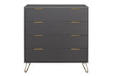 4 Drawer Chest Charcoal