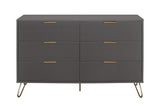 6 Drawer Chest Charcoal