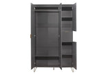 ARLWD4CHA 4 Door Wardrobe Charcoal