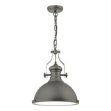 ARO0167 Pendant Antique Pewter & Glass