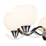 5 Light Semi Flush Polished Chrome