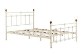 ATLAB4CRM Small Double Bed Cream