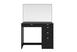 5 Drawer Dressing Table Black