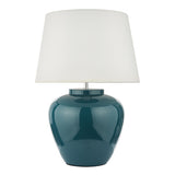Table Lamp Blue Ceramic Base Only