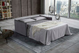 The Ultimate 2-Seater Sofa Bed shown made up as a bed in a roomset