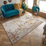 Rug Mustard/Grey/Cream