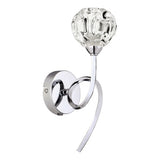 BAB0750 Wall Light Polished Chrome Glass