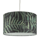 BAM8655 Green Leaf Print Velvet Easy Fit Shade Large