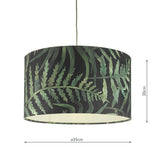 Green Leaf Print Easy Fit Shade Small