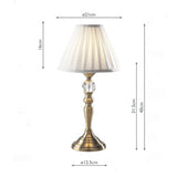 Touch Table Lamp Antique Brass With Shade (Multipack)