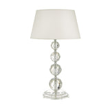 Table Lamp Polished Chrome Acrylic With Shade
