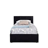 Single Ottoman Bed Black